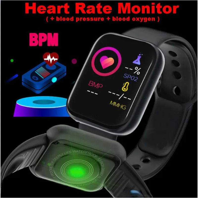 Children's Smart Digital Watch With Connected Watch Child Step Count Heart Rate Monitoring Bluetooth Wirstwatch for Men Women