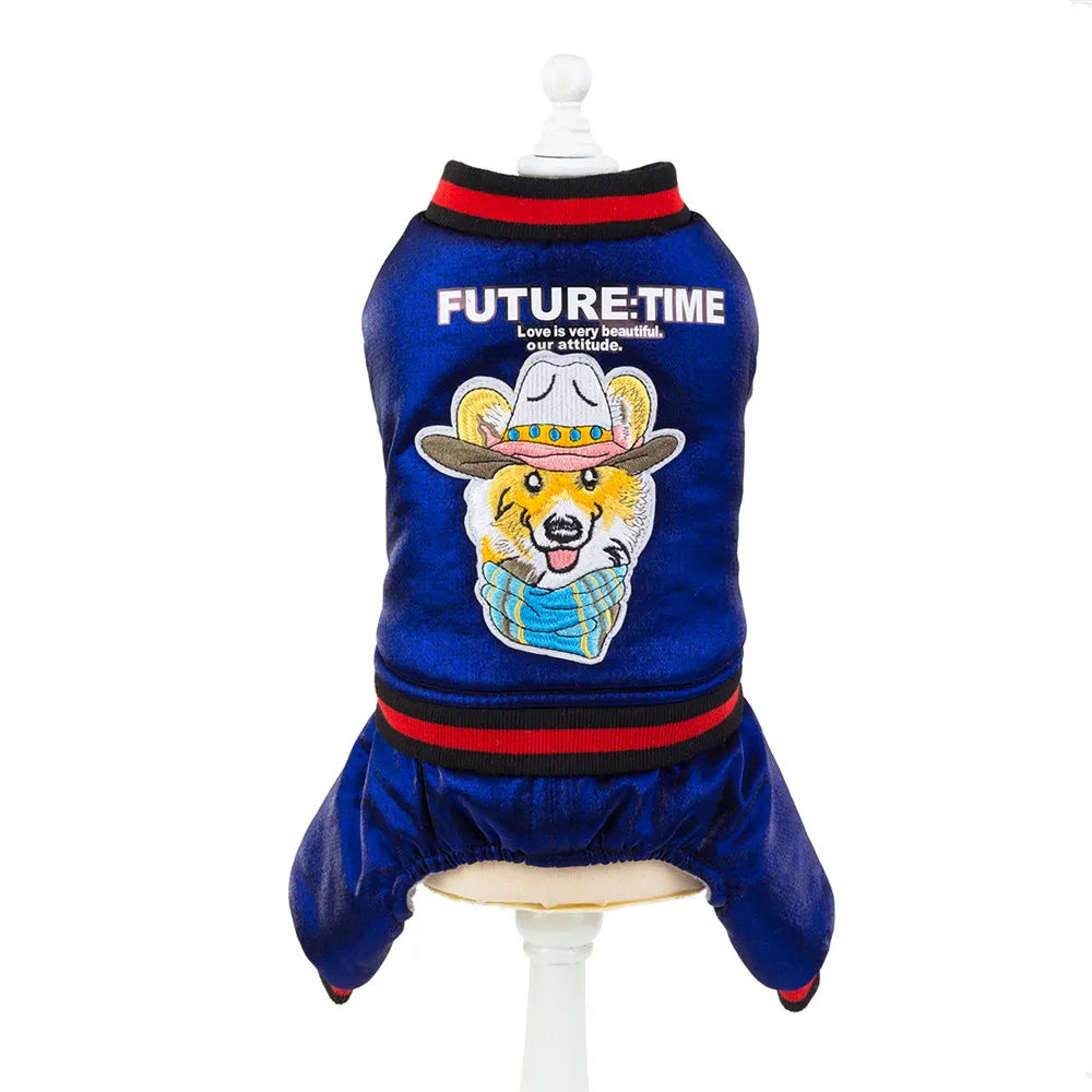 Russia Winter Warm Pet Dog Clothes Hooded Thicken Cotton Puppy Dogs Coat Jackets For Chihuahua Dogs Clothing Jumpsuit Products