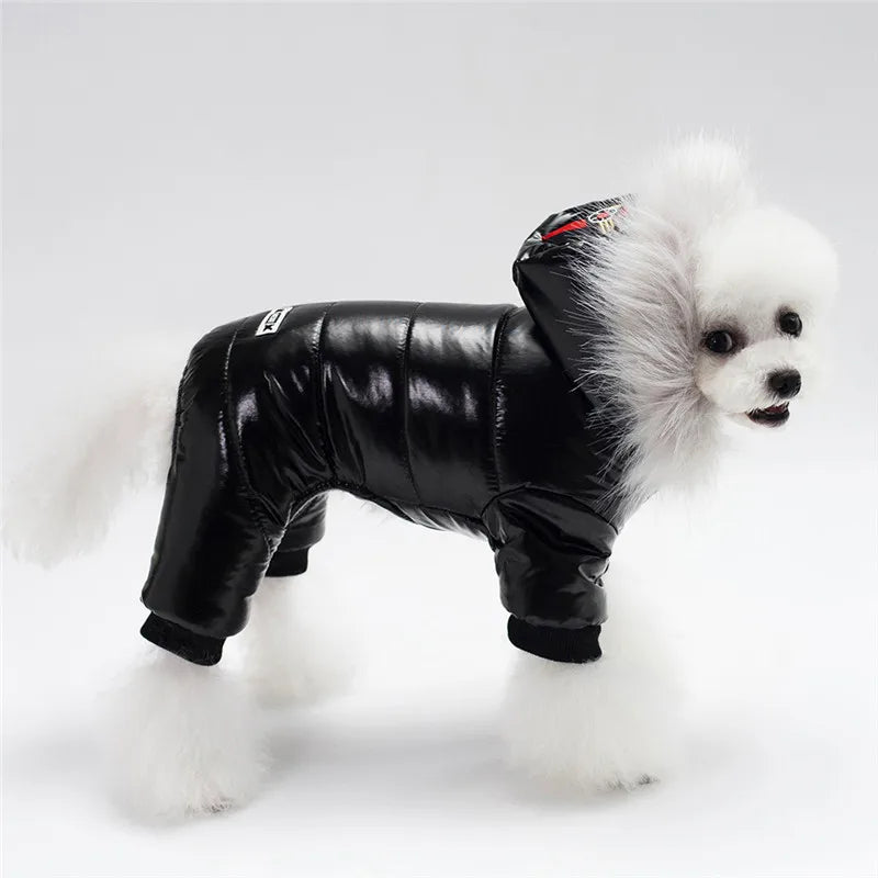 Russia Winter Warm Pet Dog Clothes Hooded Thicken Cotton Puppy Dogs Coat Jackets For Chihuahua Dogs Clothing Jumpsuit Products