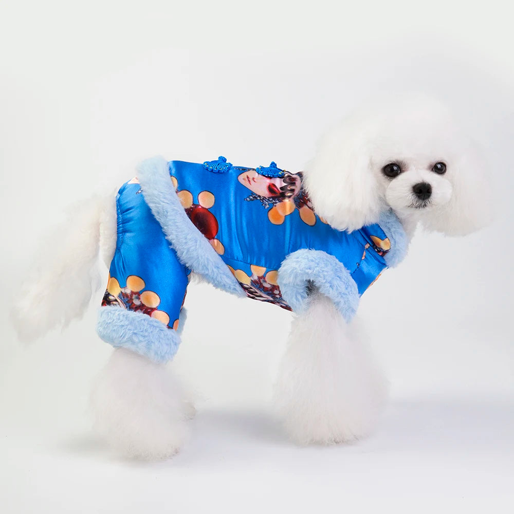 Russia Winter Warm Pet Dog Clothes Hooded Thicken Cotton Puppy Dogs Coat Jackets For Chihuahua Dogs Clothing Jumpsuit Products