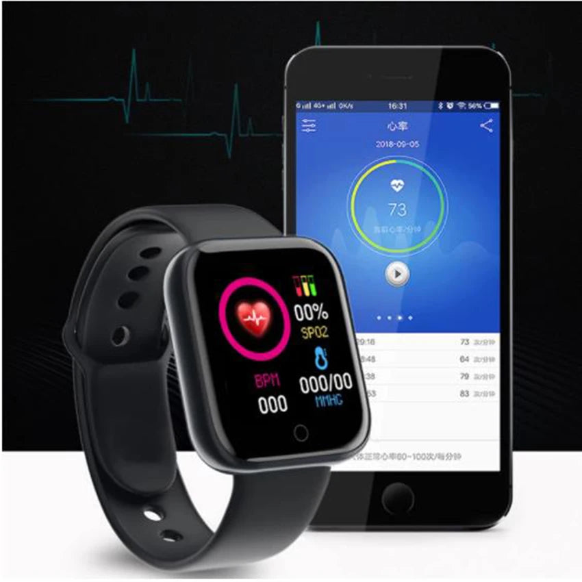 Children's Smart Digital Watch With Connected Watch Child Step Count Heart Rate Monitoring Bluetooth Wirstwatch for Men Women