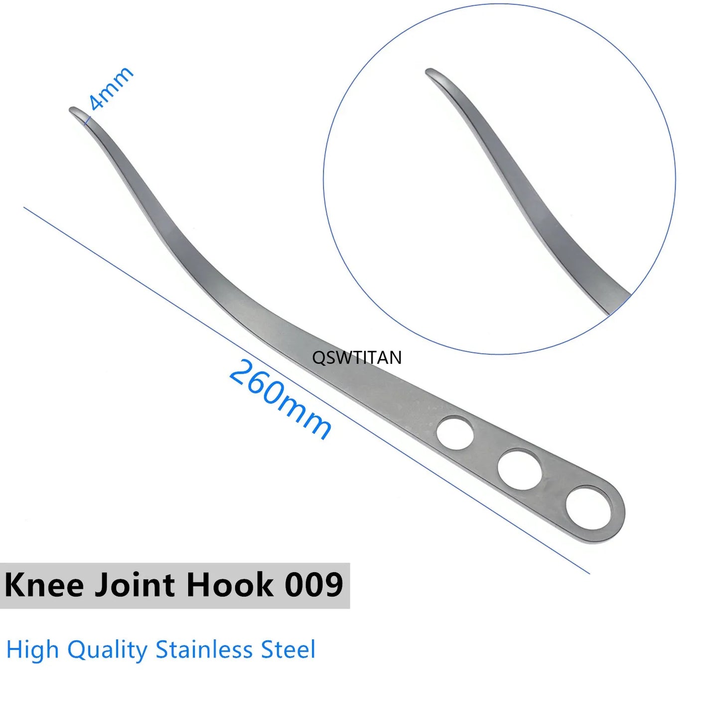 Knee Joint Hook Stainless Steel Knee Joint Retractors Bone Rry Veterinary Surgical Instrument