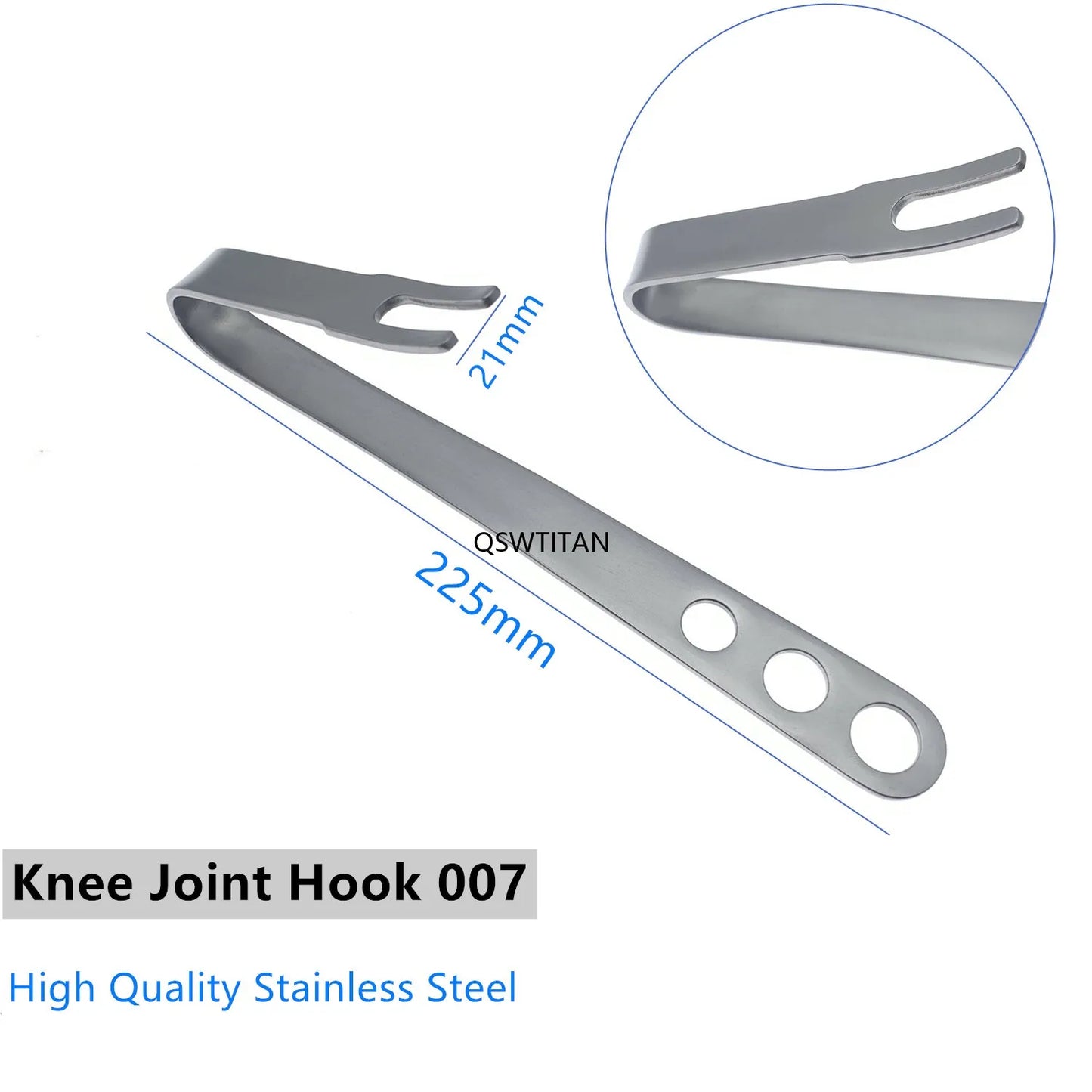 Knee Joint Hook Stainless Steel Knee Joint Retractors Bone Rry Veterinary Surgical Instrument