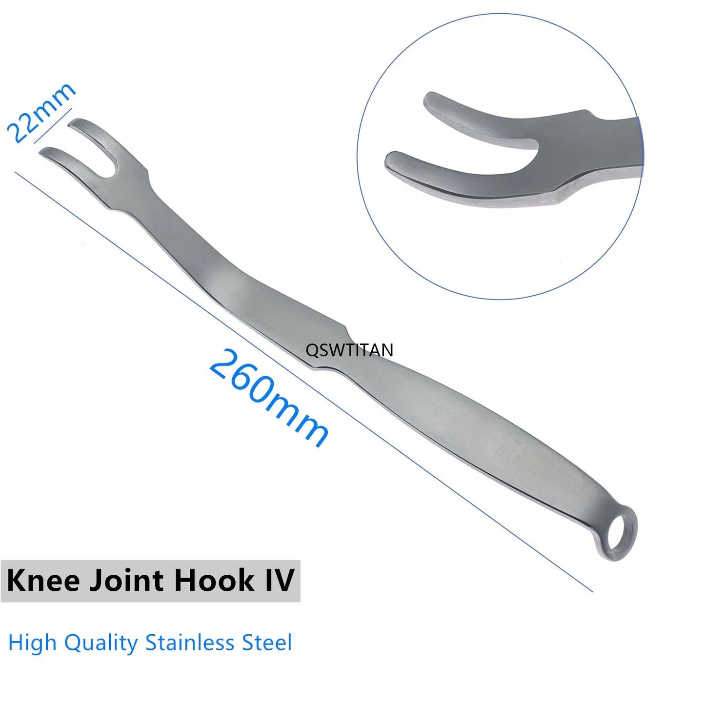 Knee Joint Hook Stainless Steel Knee Joint Retractors Bone Rry Veterinary Surgical Instrument