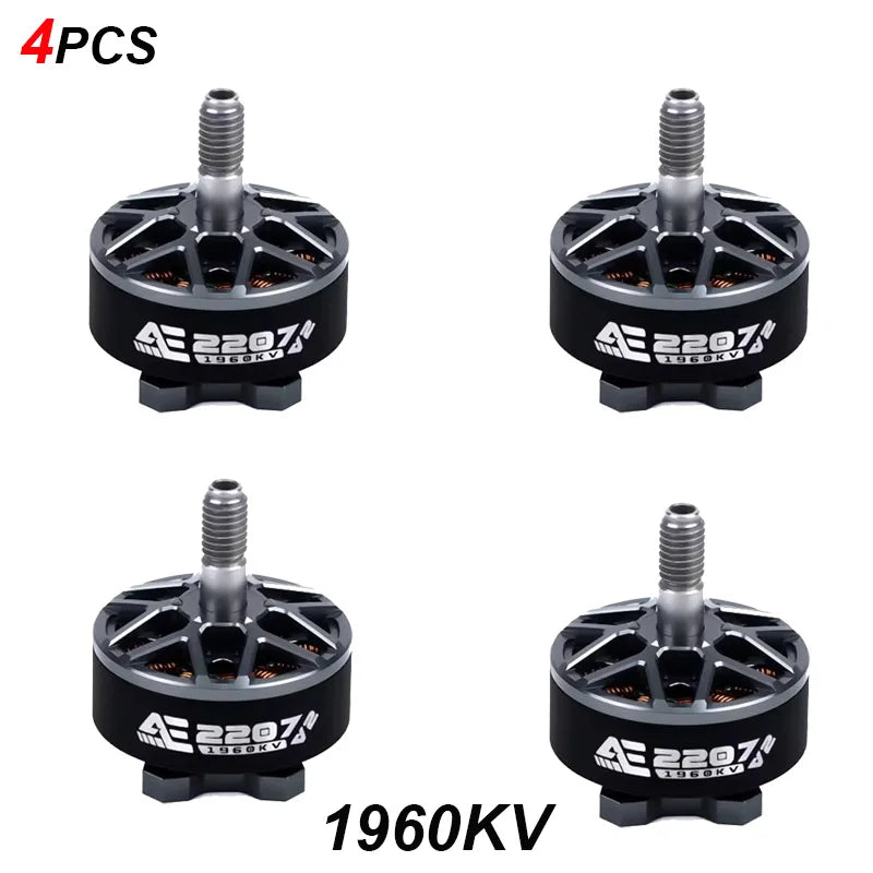 AxisFlying AE2207 V2 1860KV 1960KV 4~6S Lipo Brushless Motor 5mm Shaft Suitable 5inch Propeller Flower Fly Traversing Drone